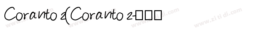 Coranto 2(Coranto 2字体转换
